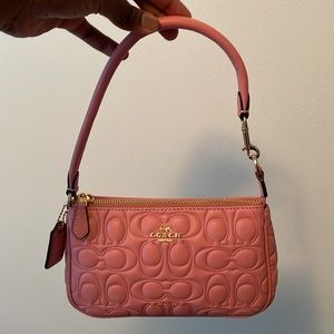 COACH Nolita 19 In Signature Leather Comes with Strawberry Chain Extender